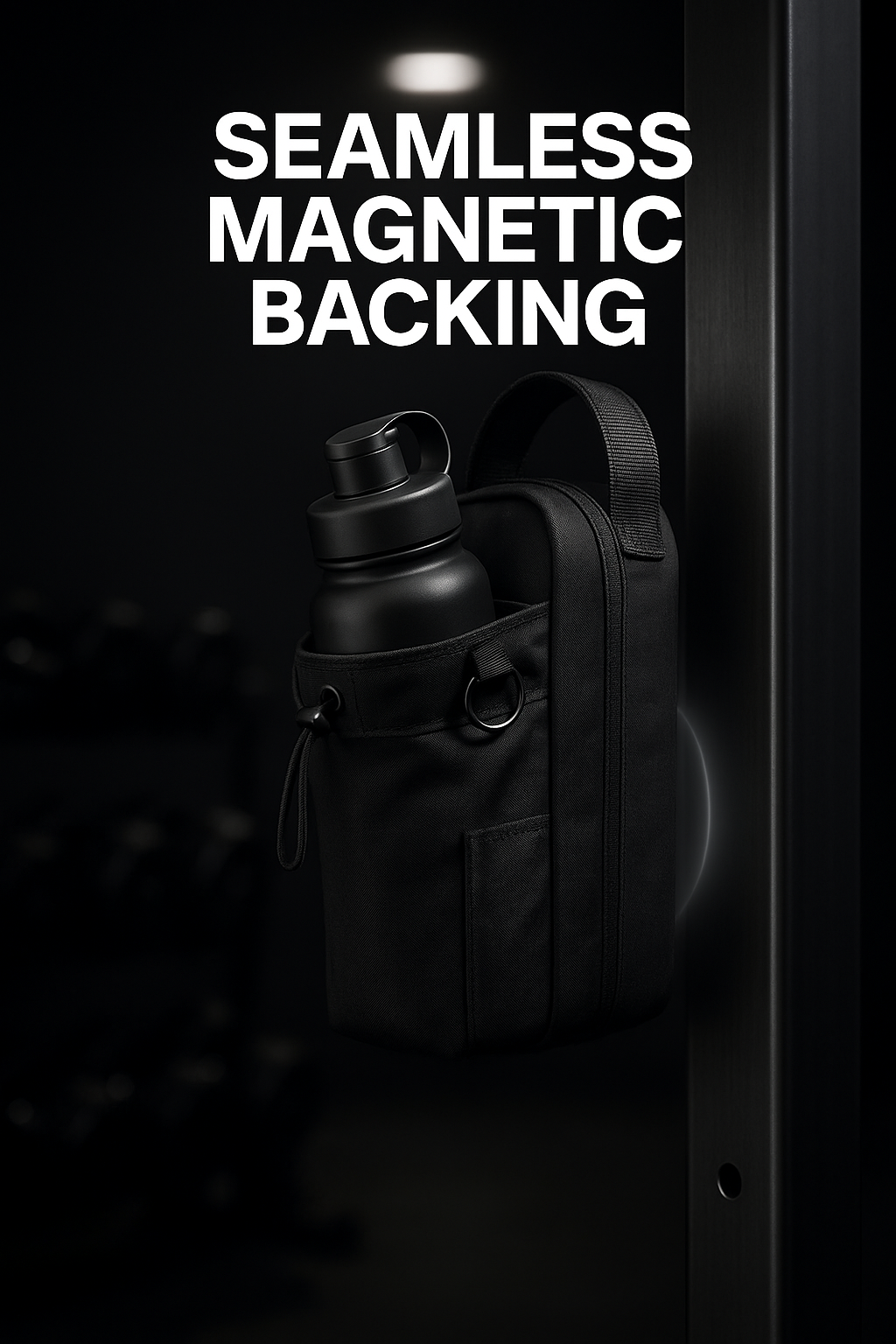 2025 New Magnetic Water Bottle Pouch Bag Gym-Specific Water Cup Holder with Strong Magnet for Outdoor Sports Cup Holder Bag